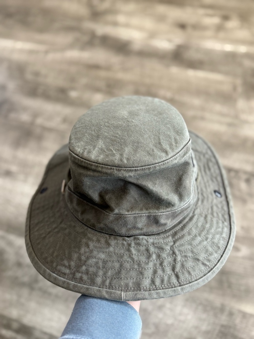 Olive Green Women's Cotton Boonie Hat